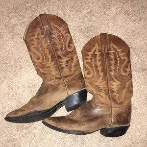 Leather Cowgirl Boots